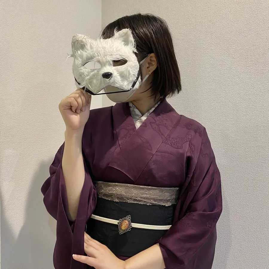 Bold, Dark Monochrome Kimono Recommended! (Pattern 1)