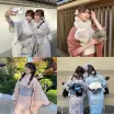 아사쿠사 기모노 헤어 세트 학할 플랜